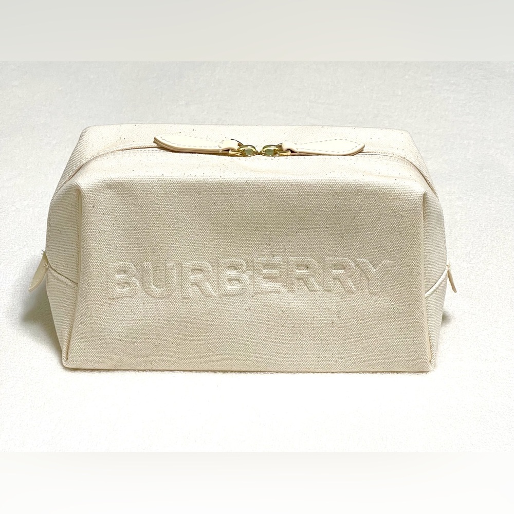 BURBERRY ZIPPER COSMETIC BAGS